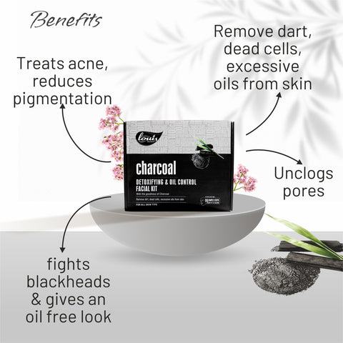 Charcoal Detoxifying & Oil Control Facial Kit