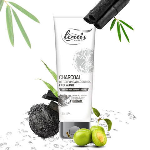 Charcoal Detoxifying & Oil Control Face Wash benefits – removes dirt, excess oil, dead skin cells and gives glowing skin