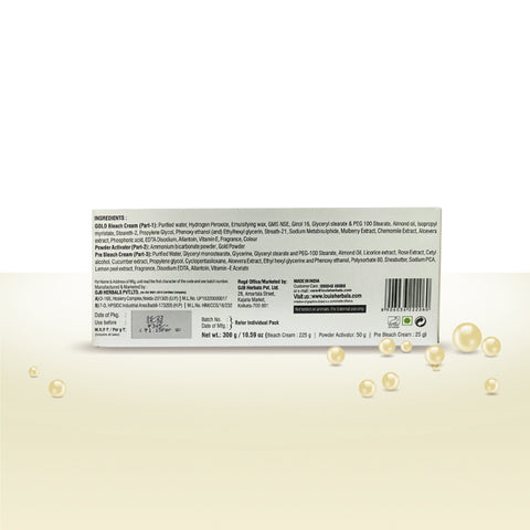 Louis Herbals Gold Bleach Cream  – golden radiance gel formula