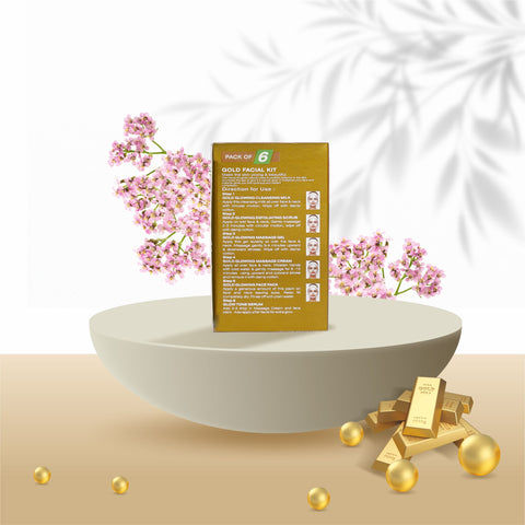 Louis Herbals Gold Facial Kit for anti-aging and brightening