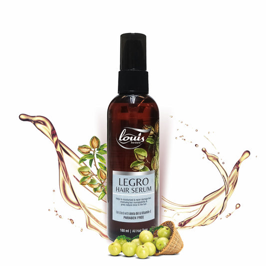 Louis Herbals Legro Hair Serum - Enhance and Nourish Your Hair with Silkiness
