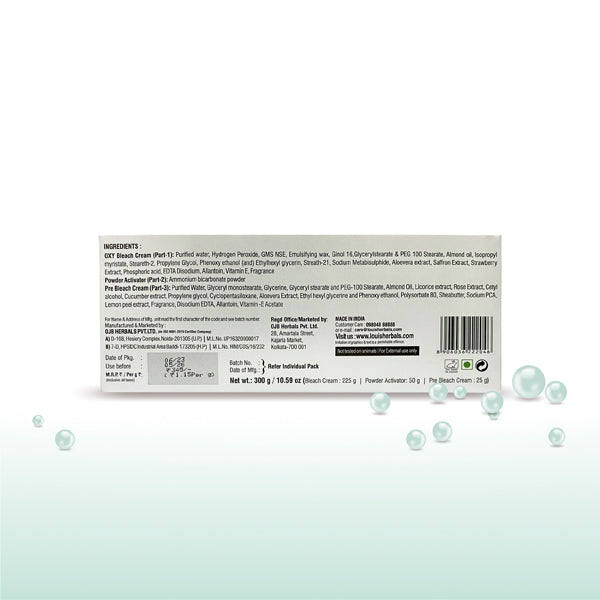 Louis Herbals Oxy Bleach Cream with Mulberry, Chamomile & Aloe Vera Extracts for Radiant Skin. Buy Online