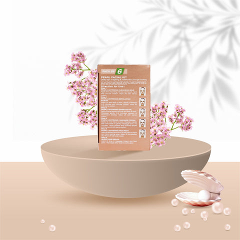 Pearl Lightening Facial Kit contents by Louis Herbals