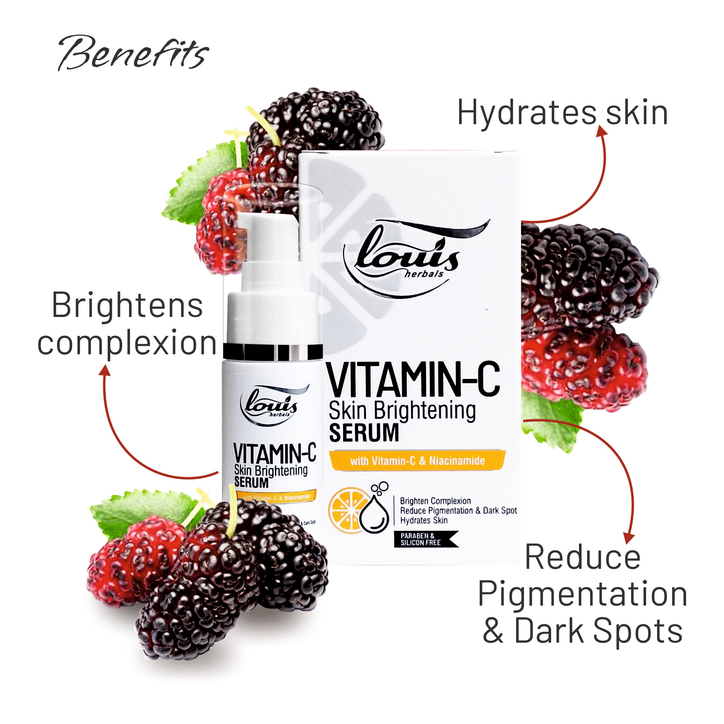 Brighten Skin With Louis Herbals Vitamin C Skin Brightenign Cream -  Louis Herbals
