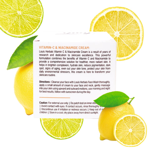 Vitamin C and Niacinamide cream - Louis Herbals